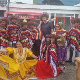 Flamenco Spanish stiltwalkers