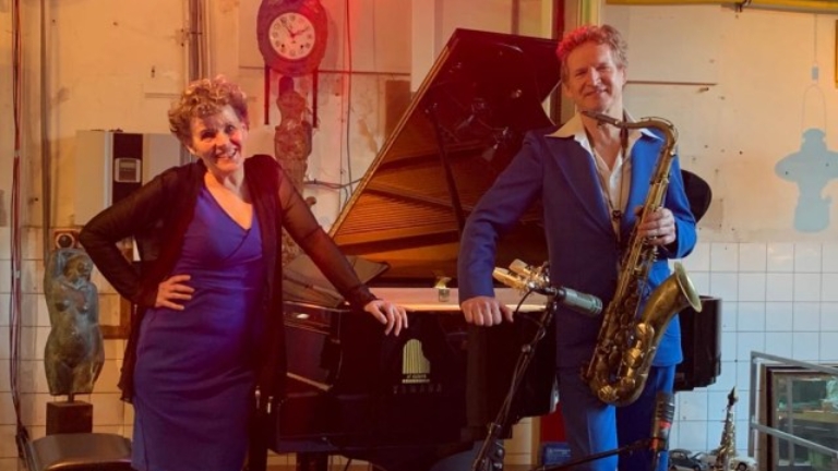 Jazz, piano & sax (Margreet & Ad)