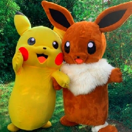 Pokémon pals Pika and Eevie