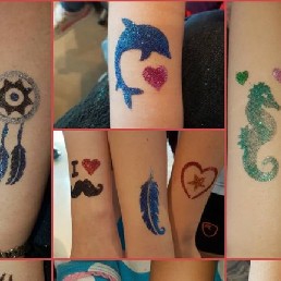 Sparkling Glittertattoos