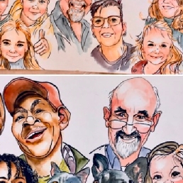 Artist Castricum  (NL) REALISTIC and caricature artist