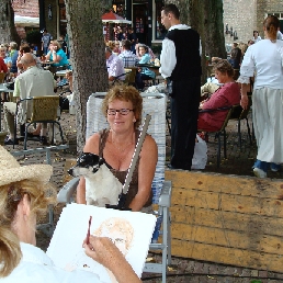 Kunstenaar Castricum  (NL) Honden en poezen tekenaar