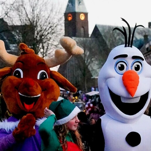 Character/Mascott Ridderkerk  (NL) Mascotte: Olaf de sneeuwpop