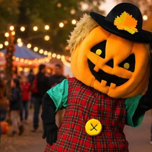 Character/Mascott Ridderkerk  (NL) Mascotte: Halloween Pompoen