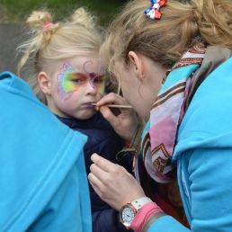 Schminker Leeuwarden  (NL) Schminkstand Kwisje Kwasje