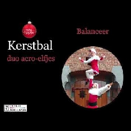 Christmas ball: Duo acro-elves