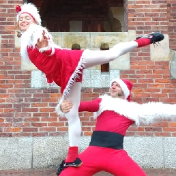 Christmas acrobatics