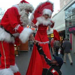 Christmas stilts