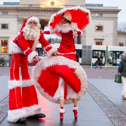 Animatie Amsterdam  (NL) Kerst stelten