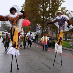 Kunstige pieten op stelten