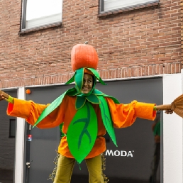 Halloween: Pompoen op Stelten