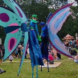 Vlinder op stelten!