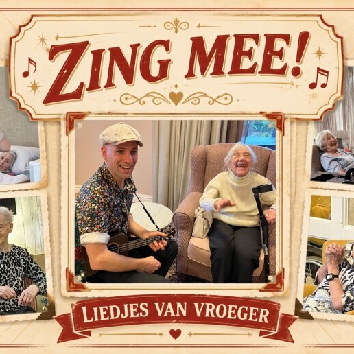 Singer (male) Tilburg  (NL) Musical encounter with the elderly -Quintus
