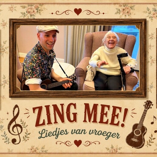 Zanger Tilburg  (NL) Muzikale ontmoeting met ouderen -Quintus
