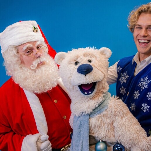 Kids show Westervoort  (NL) Polar Bear & Santa Claus
