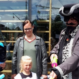 Balloon artist Den Helder  (NL) Pirate Rob