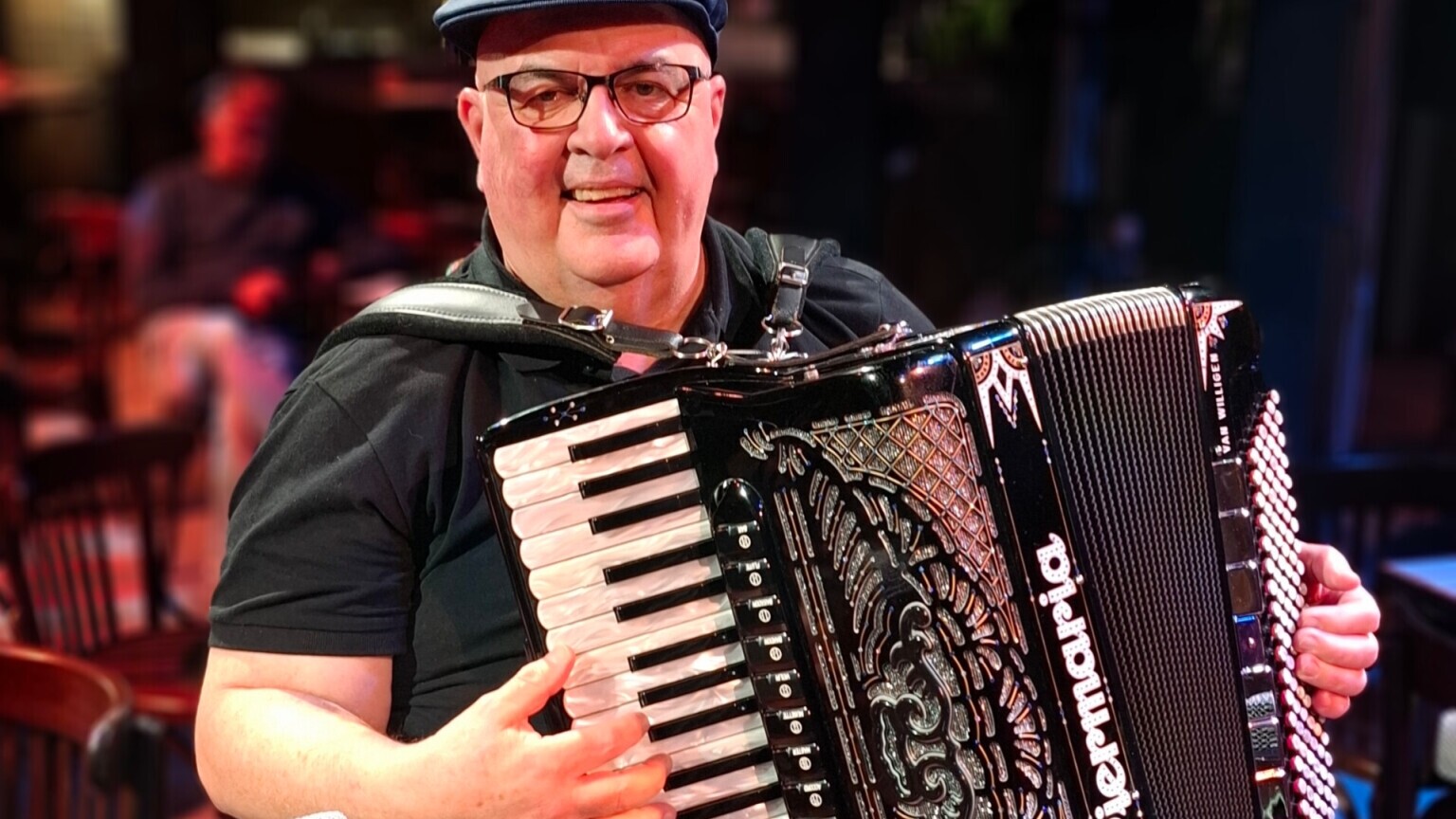 Accordionist René Trok