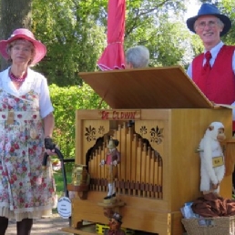 Barrel organ Aalden  (NL) Crank organ "The Clown"