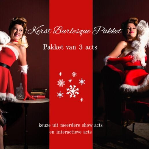Danser Amsterdam  (NL) Kerst Burlesque Pakket