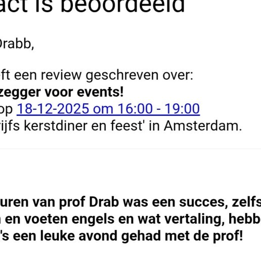 Fortune teller Hilversum  (NL) Hand Waarzegger Professor Drabb