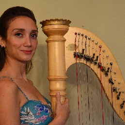 Harp background music, Harpist Irem