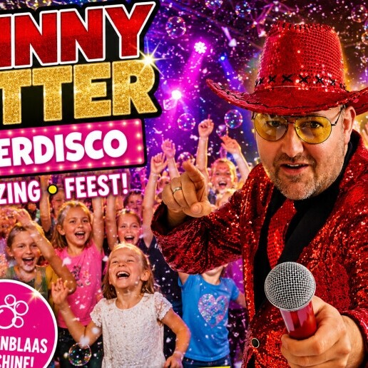 Kindervoorstelling Almere  (NL) Johnny Glitter Kinderdisco! Groot feest