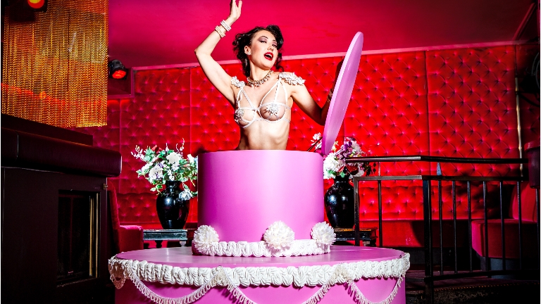 Burlesque Pop Out Cake