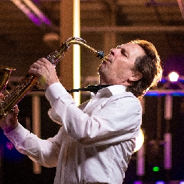 Saxofonist Jan van Oort