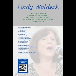 Zangeres Lindy Waldeck