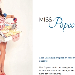 Miss Popcorn - handing out ladies popcorn USA