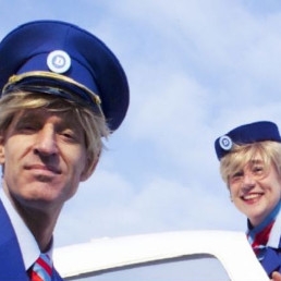 Actor Rotterdam  (NL) Stewardesses act during reception