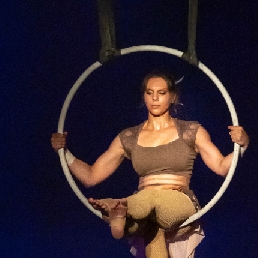 Aerial acrobatics in hoop - Aerial Hoop