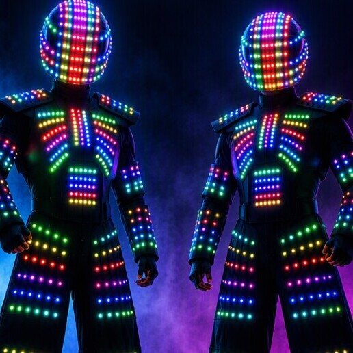 Event show Spijkenisse  (NL) Cyber Led Robot Duo