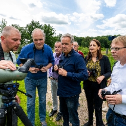 Zie Ze Vliegen Met Vogelwachter Adriaan