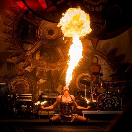 Stuntshow Waalwijk  (NL) Vuurshow - Vuurspuwen - Fire Show