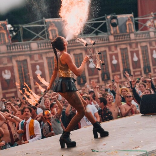 Stunt show Waalwijk  (NL) Vuurshow | Fire Lady | Vuurspuwen