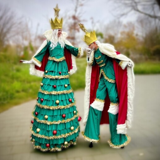 Actor Waalwijk  (NL) Stilt Act - Christmas Royale Stiltwalkers