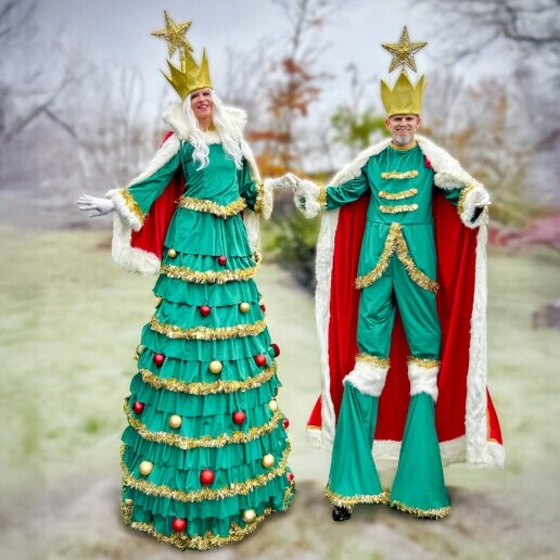 Actor Waalwijk  (NL) Stilt Act - Christmas Royale Stiltwalkers