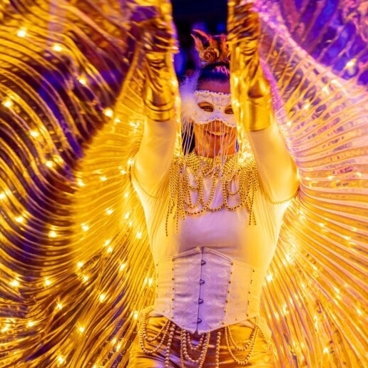 LED Stilt Walkers - Light-Up Acts