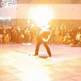 Fire breather & Stuntman Tim Horsting