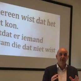 Speaker Heiloo  (NL) Wout Bucker! Organization pepper!