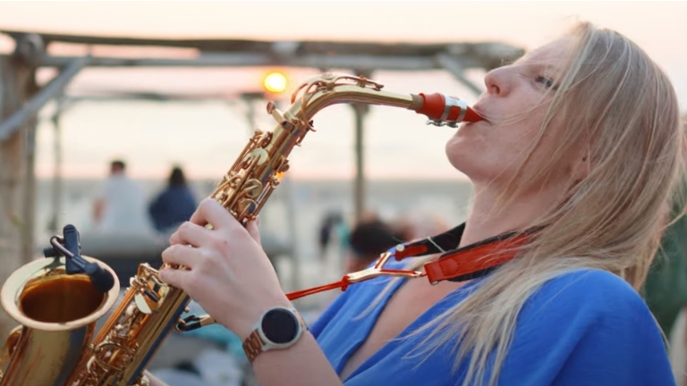 Monique on Sax