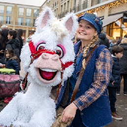 Kids show Dodewaard  (NL) Singing Horse Ozosnel (mobile act)