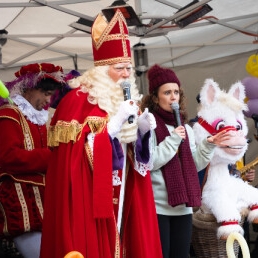 Sinterklaasband bij intocht