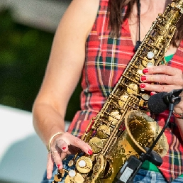 Sax & DJ at Christmas drinks