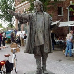 Animatie Nijmegen  (NL) Levend standbeeld Rembrandt