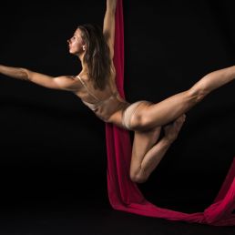 Aerial silk solo