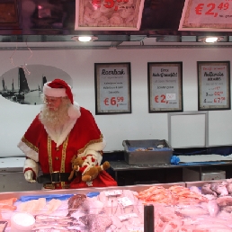 Animatie Noordbeemster  (NL) Uw Kerstman op een week-of jaarmark