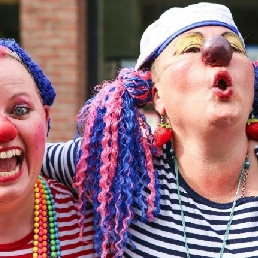 Kinderfeest met clowns