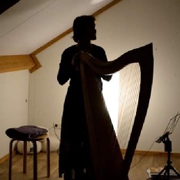 Harpist Leuvenheim  (NL) Yoga with live Harp